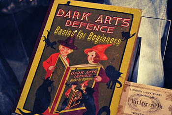 Image of a book tiled 'Dark arts defence - Basics for beginners'